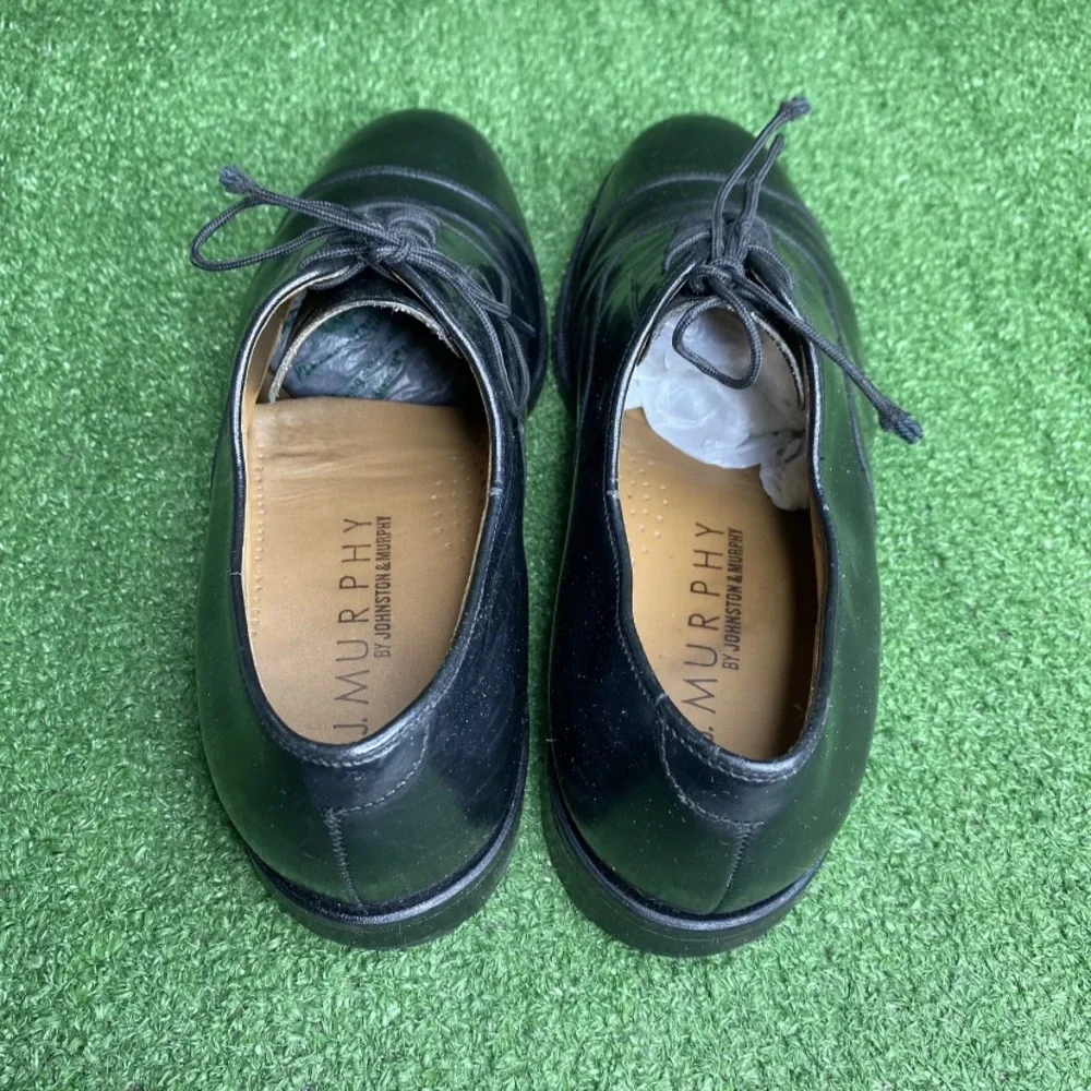 J Murphy by Johnston & Murphy Oxford Black Leather‎ Shoes Men’s Size 8.5